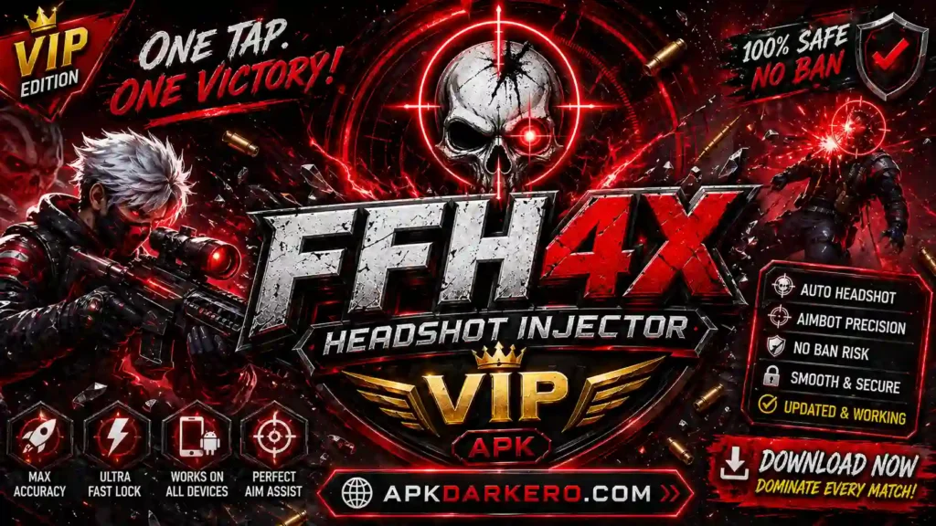 FFH4X Headshot Injector VIP APK Download
