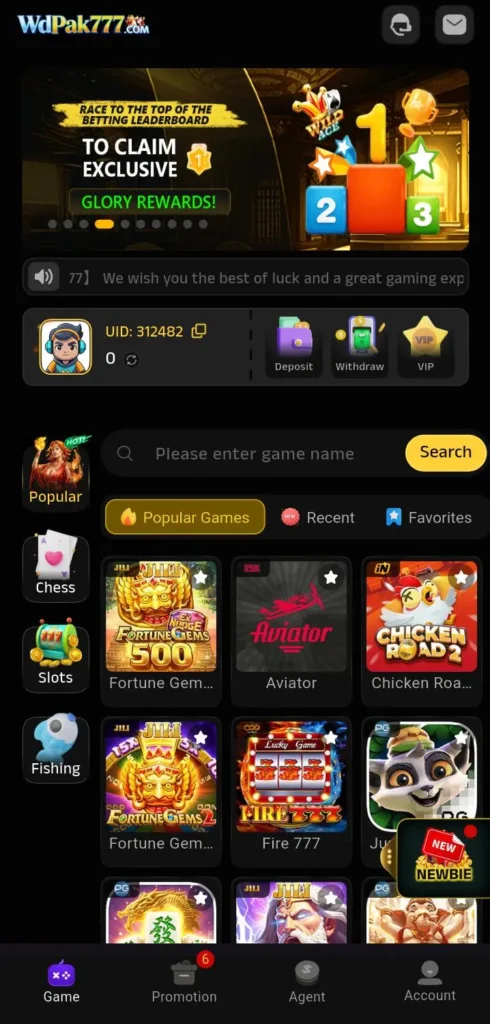 WDPak777 Game