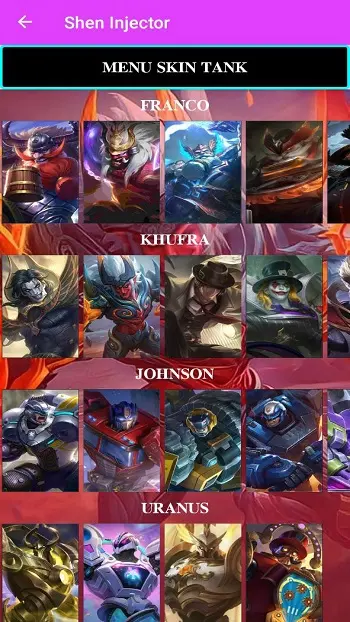 Jhong Gaming ML APK
