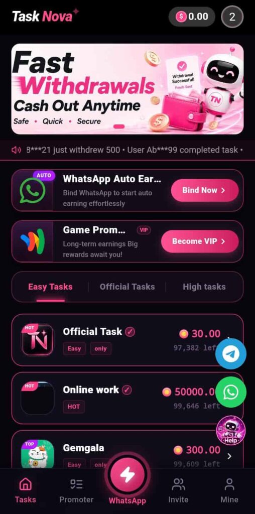Task nova